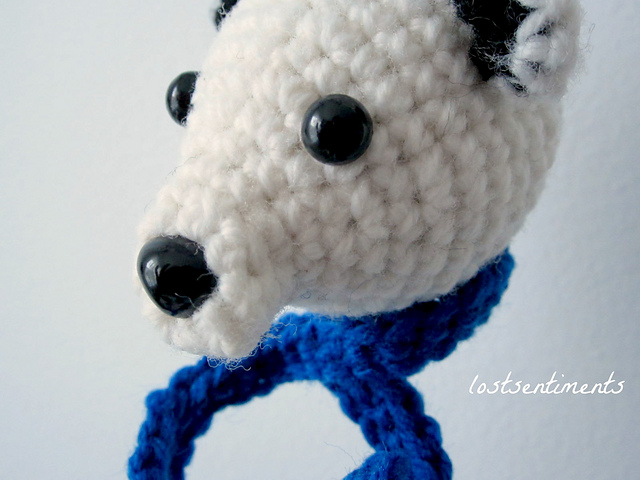 Polar Bear Amigurumi Ornament - Babysafe, Unbreakable