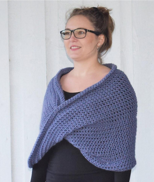 Ravelry Winter Wool Wrap pattern by Tine Sommer Hansen