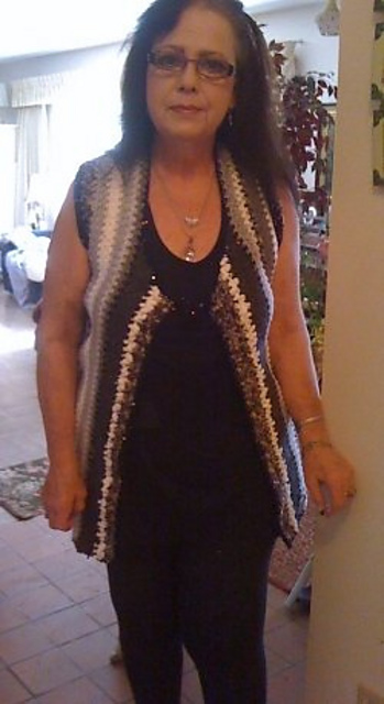 Seamless Striped Vest