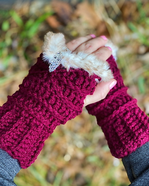 Double Fingerless Gloves