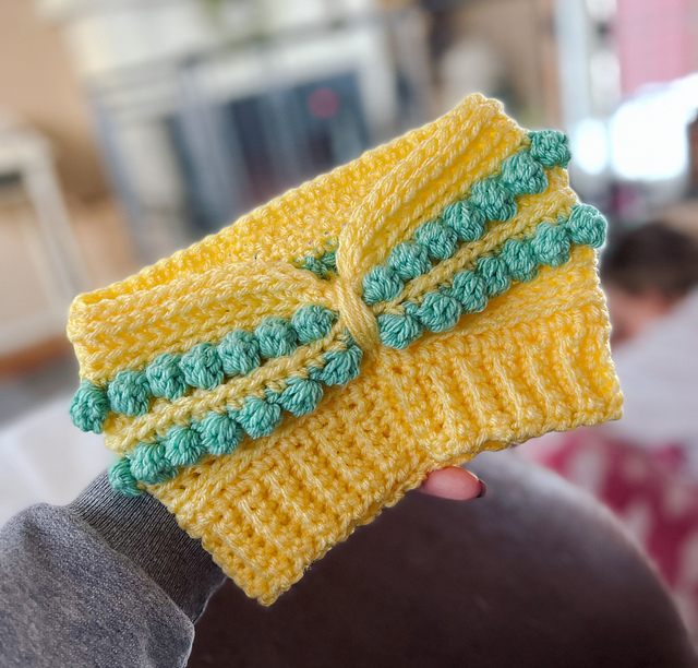 Lemon Pop Ear Warmer