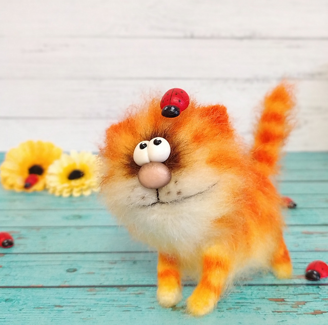 Fluffy Ginger Cat