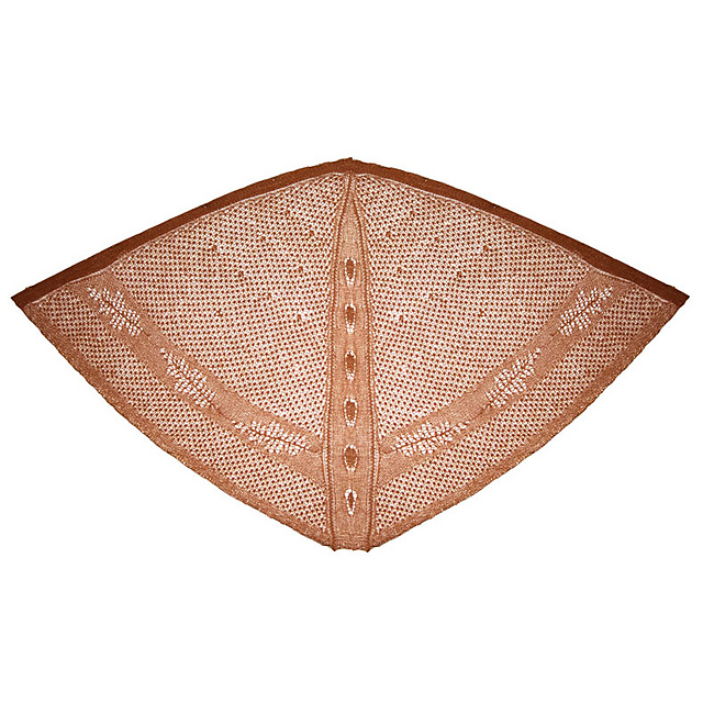 Oak Leaf and Acorn Shawl