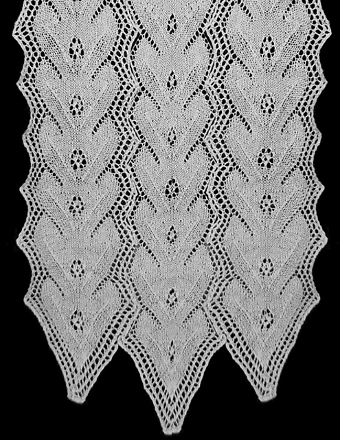 Spring Garden Scarf or Stole