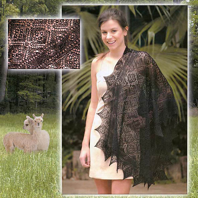 Rose Lace stole