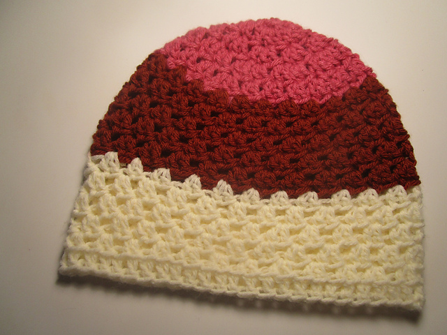 Neapolitan Ice Cream Hat