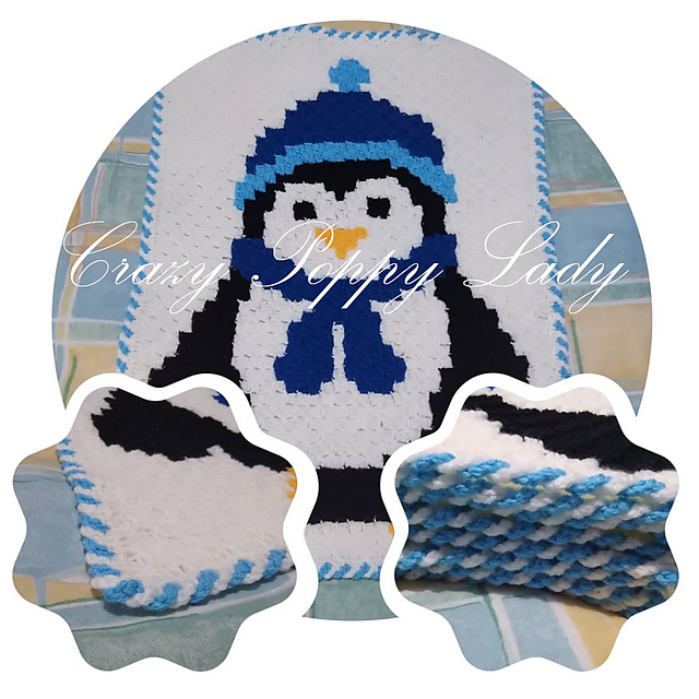 C2C Penguin blanket