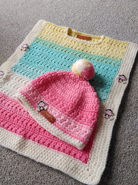 Cheeky Monkey poncho