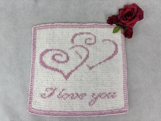 Washcloth ‘I love you’