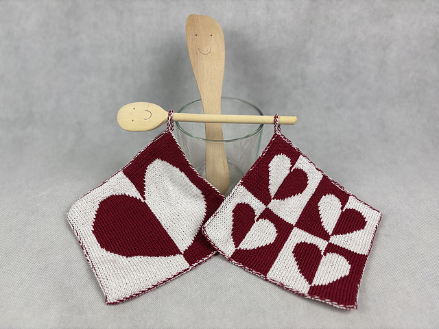 Potholders ‘Cooking Love’