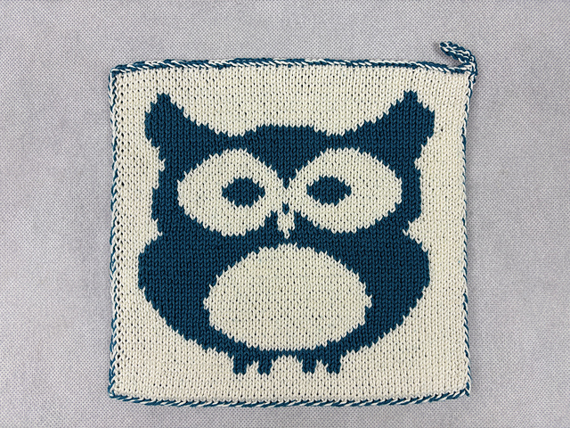 Potholder Owl Trine