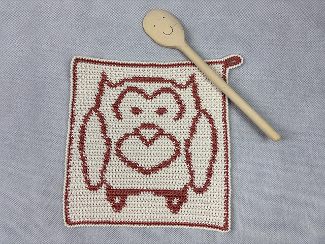 Potholder Klausi the Owl