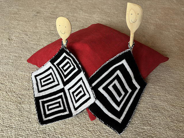 Potholder Set ‚Squares‘
