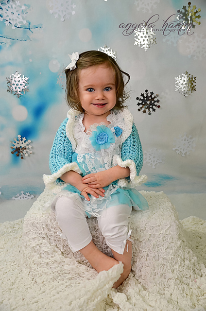 Greta's Ruffle Shrug