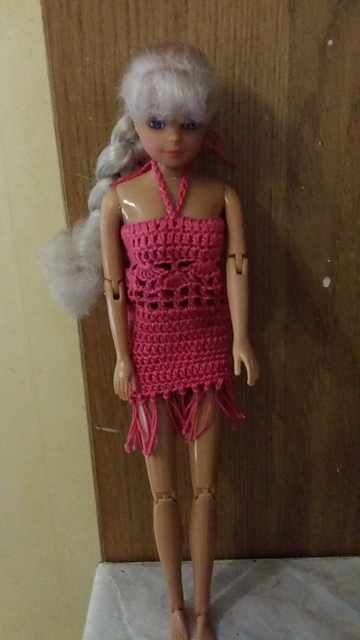 Dress from Barbie or Sindy