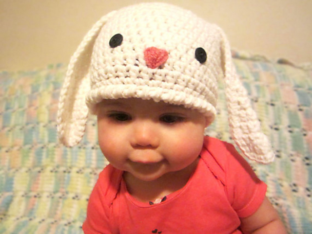 Easter Bunny Crochet Hat