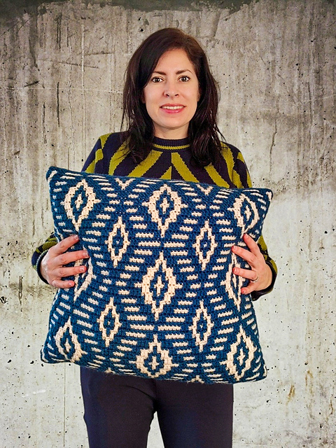 Diamond Dreams Mosaic Pillow