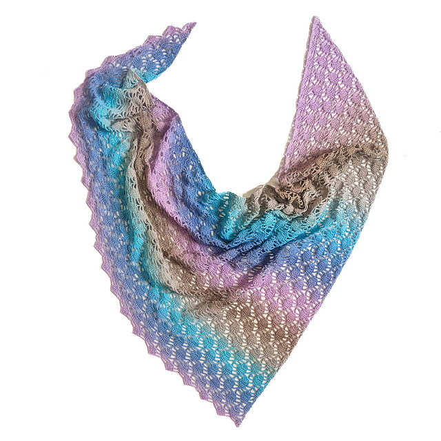 Blended Skies Shawl