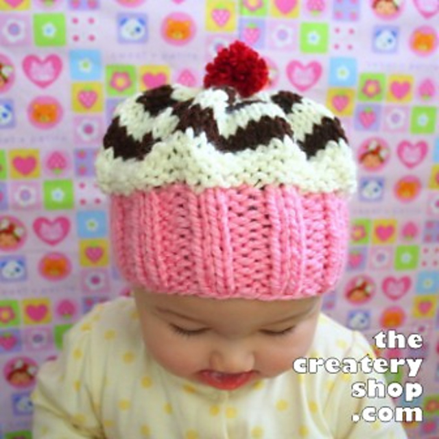Cupcake Swirl Hat