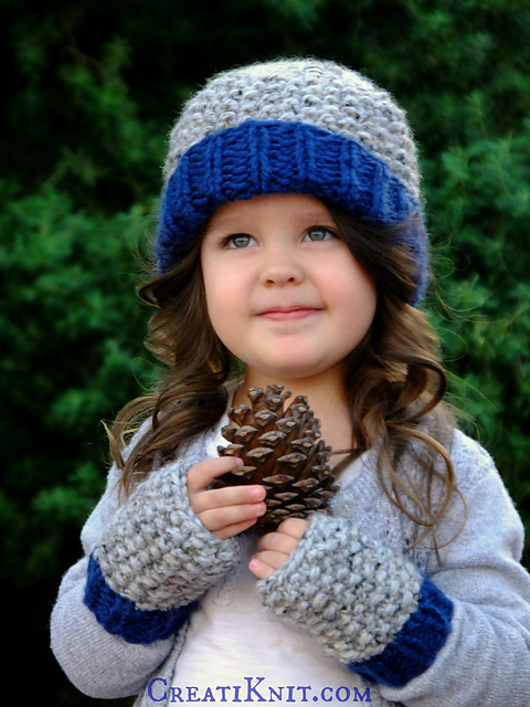 The Alpine Beanie & Mittens Set