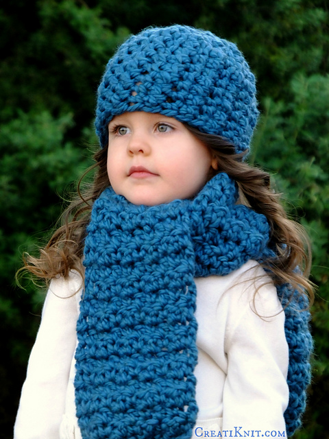 The London Hat & Scarf Set