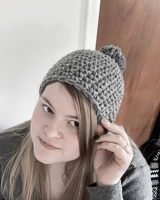 Warm America Crochet Beanie