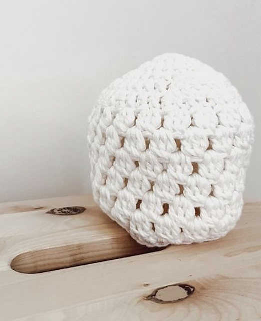 Clusters of Love NICU Newborn Crochet Beanie