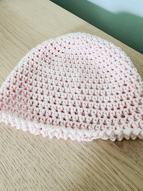 Simple and Soft NICU Crochet Beanie