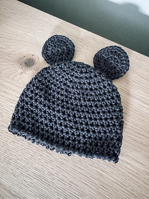 Mickey Mouse NICU Crochet Beanie