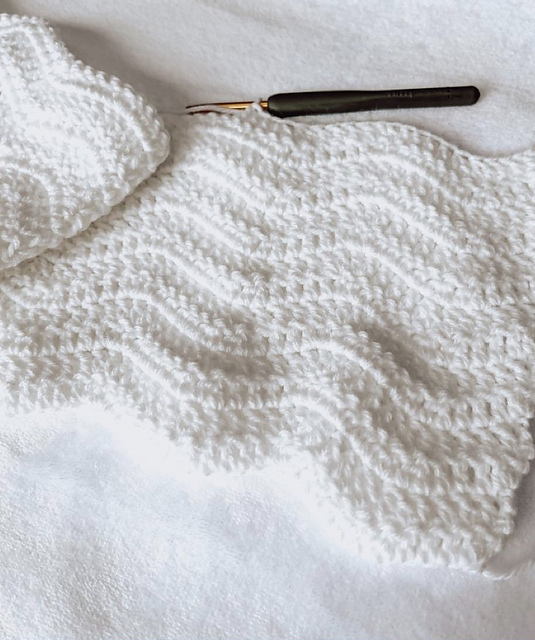 Waves Baby Crochet Blanket