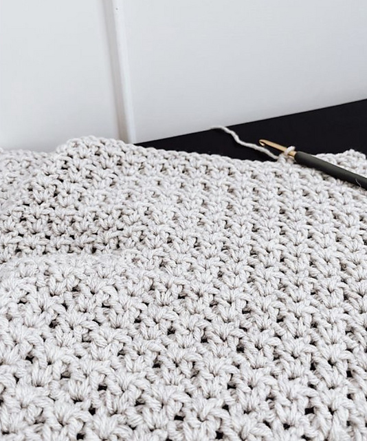 V All the Way Baby Crochet Blanket