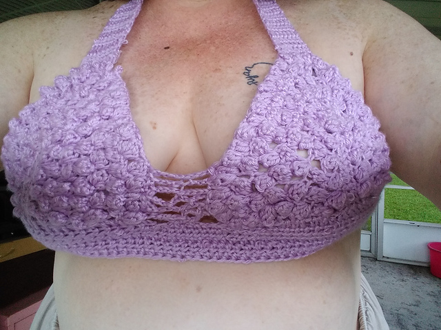 Popcorn bikini Top