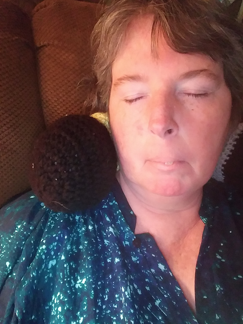 Black neck pillow