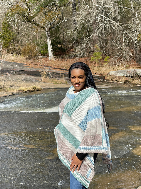 Ravelry: Cedar Mill Tunisian Poncho pattern by Creations By Courtney