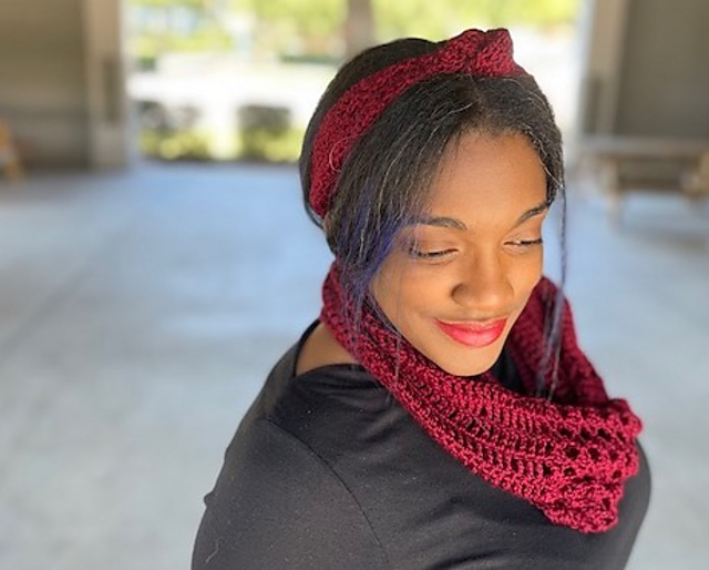 Syrah Cowl and Headband