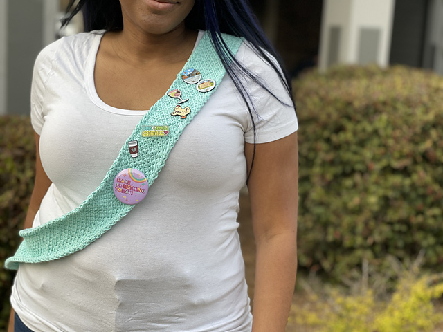 Channy Tunisian Sash