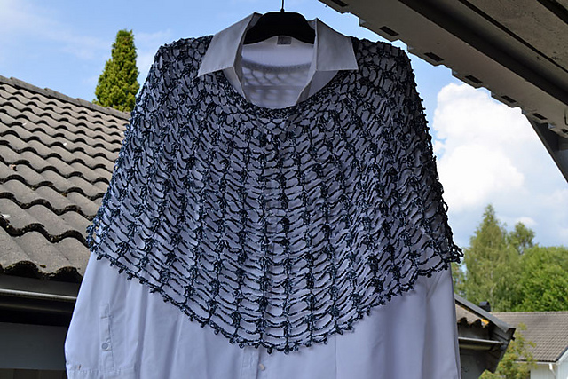 Sea Holly Poncho