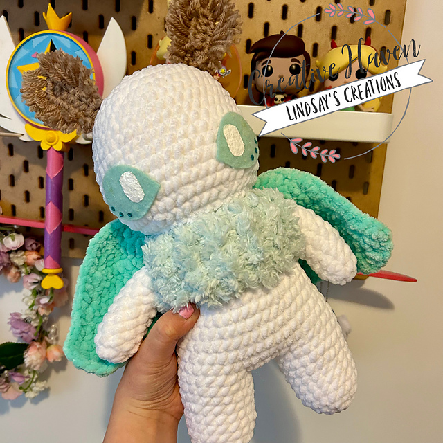 Ravelry: Jumbo Mothman Plush pattern by Creative Haven LC