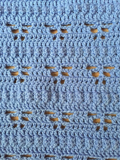 Azure Butterfly Baby Afghan