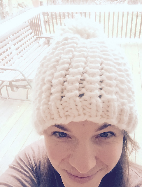 Chunky Bamboo Stitch Hat