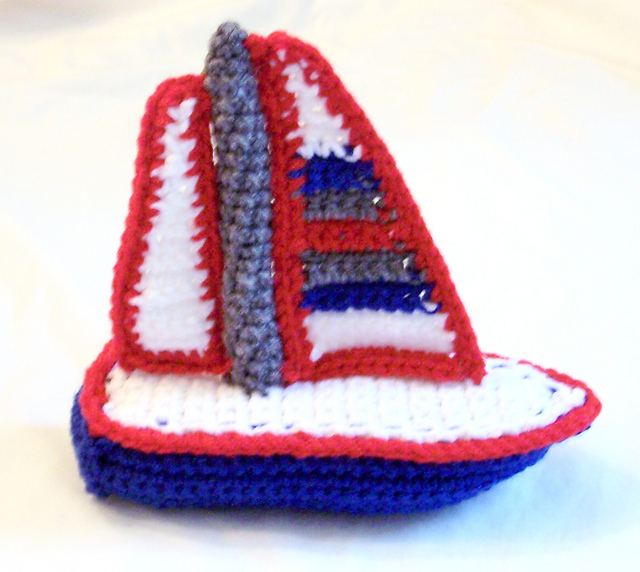 Sailing, sailing over the bounding main - Sailboat Pattern