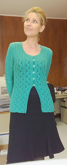 # 49 Zopf-Lochmusterjacke