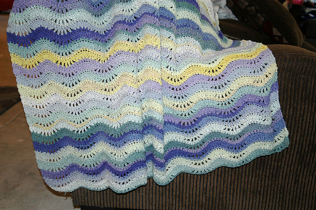 Waves and Sunshine Blanket
