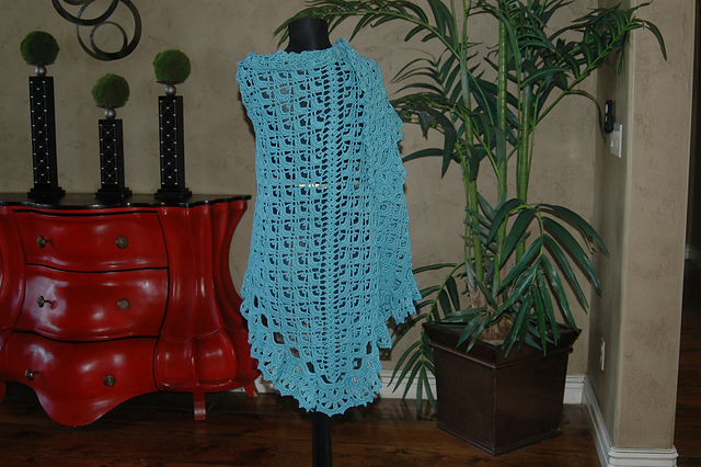mer sea shawl