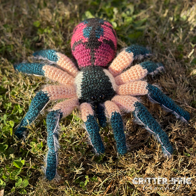 Ravelry: Jewel The T Seladonia Tarantula pattern by Charlyn Smith