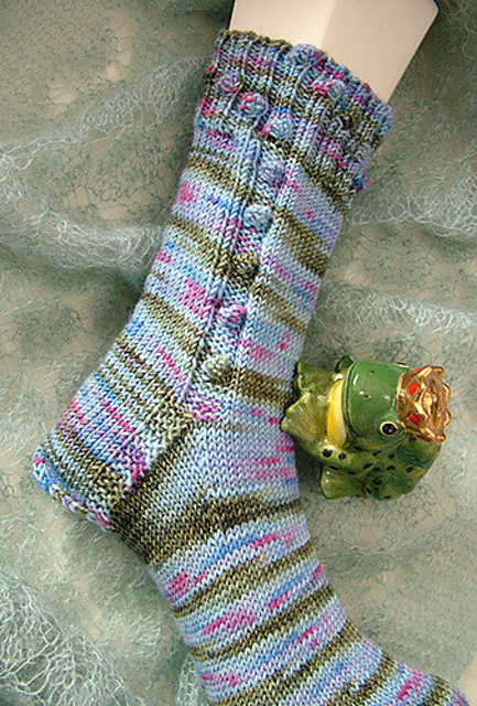 Frogprince Sock