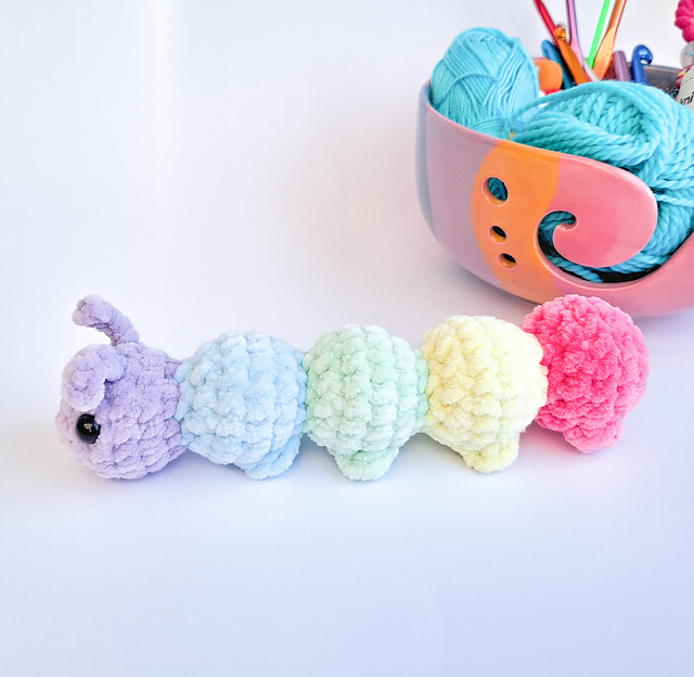 Caterpillar plush