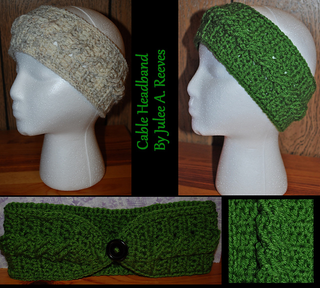 Cabled Headband