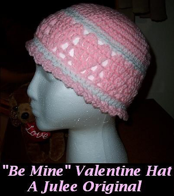 "Be Mine" Valentine Hat