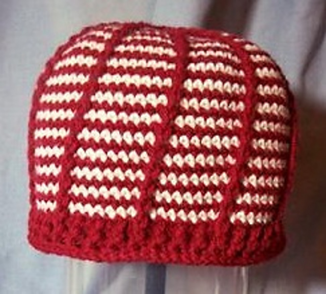 Peppermint Stripes Beanie